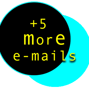 5 More e-mail accounts